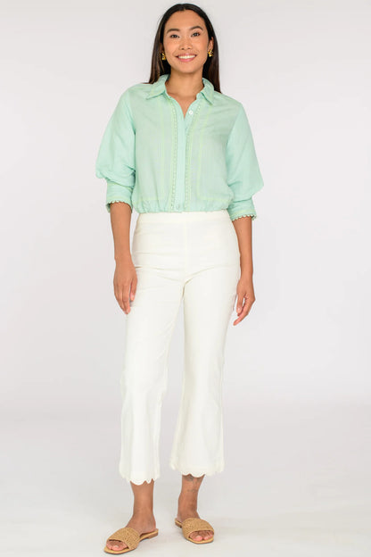 Jojo Pant in vanilla by Elizabeth James