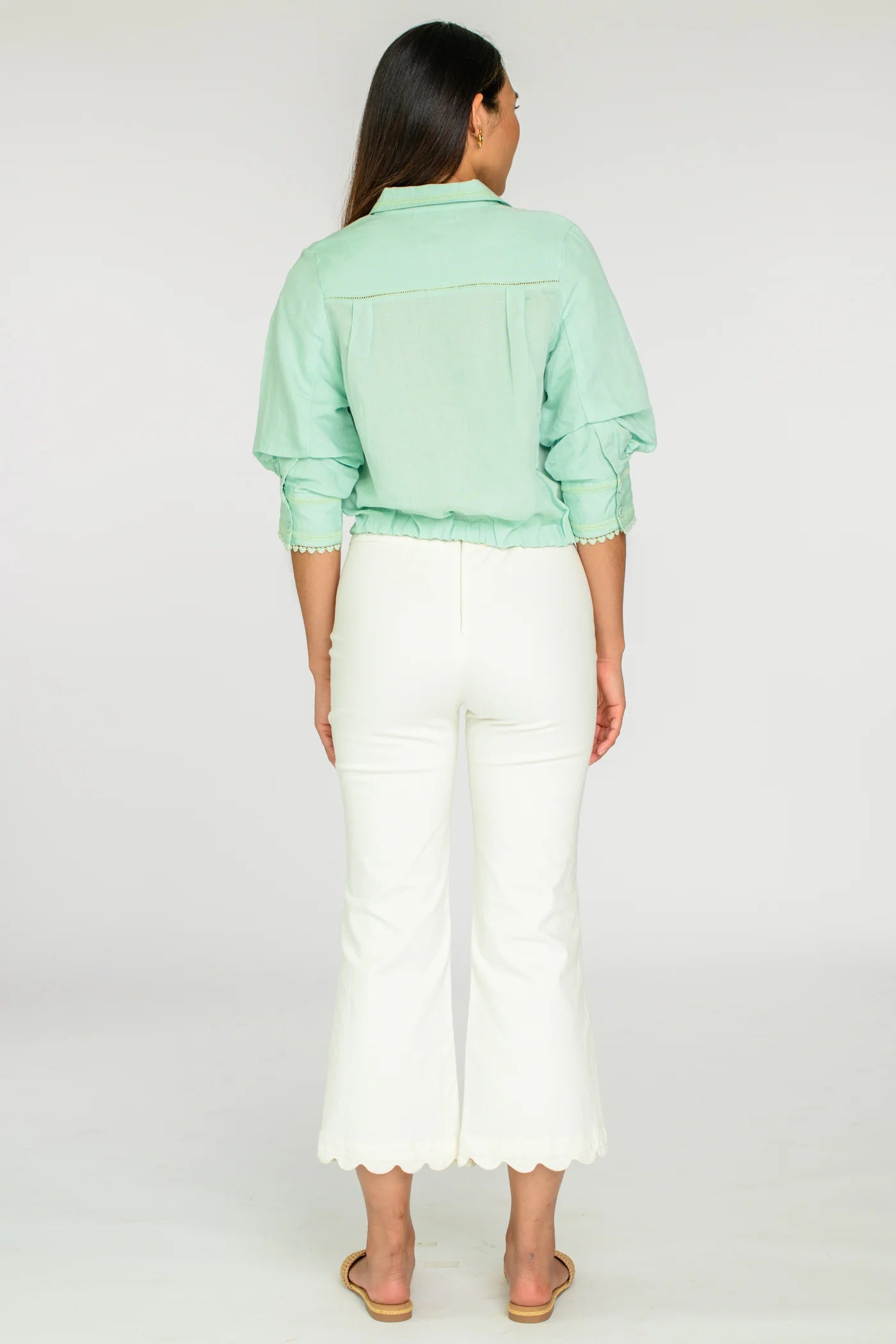 Jojo Pant in vanilla by Elizabeth James