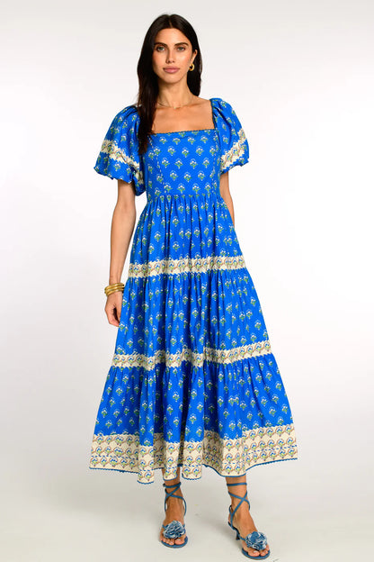 Allie Dress in Tulip Blue by Elizabeth James