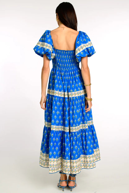 Allie Dress in Tulip Blue by Elizabeth James