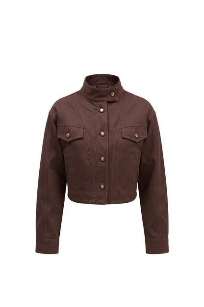 Elsa Jacket in espresso by Allison
