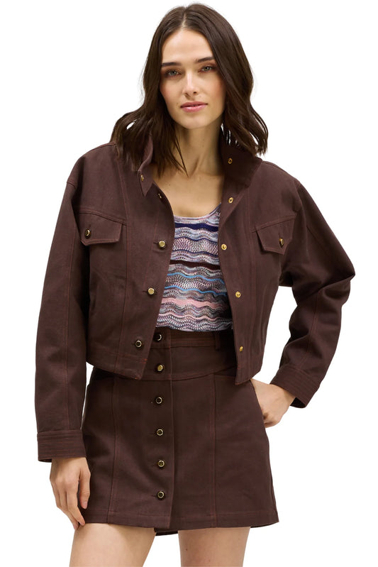 Elsa Jacket in espresso by Allison