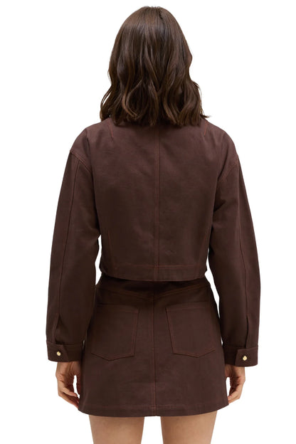 Elsa Jacket in espresso by Allison
