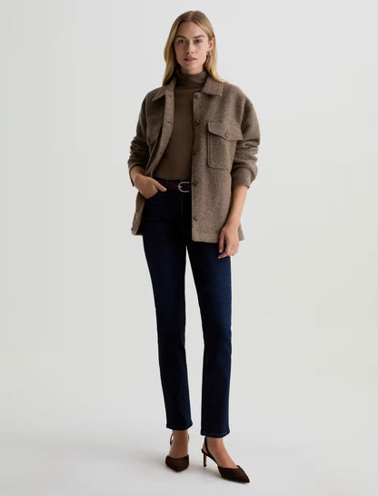 Mari Mid Rise Slim Straight Jean in 3 years gravity by AG