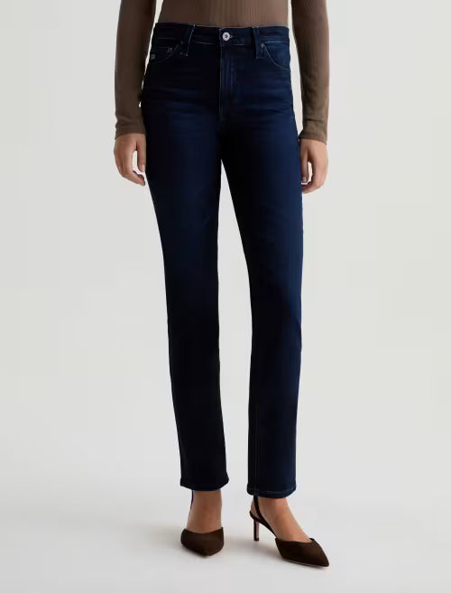 Mari Mid Rise Slim Straight Jean in 3 years gravity by AG