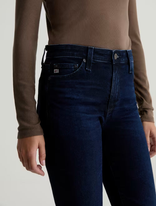 Mari Mid Rise Slim Straight Jean in 3 years gravity by AG