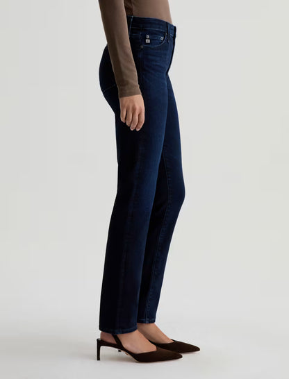Mari Mid Rise Slim Straight Jean in 3 years gravity by AG