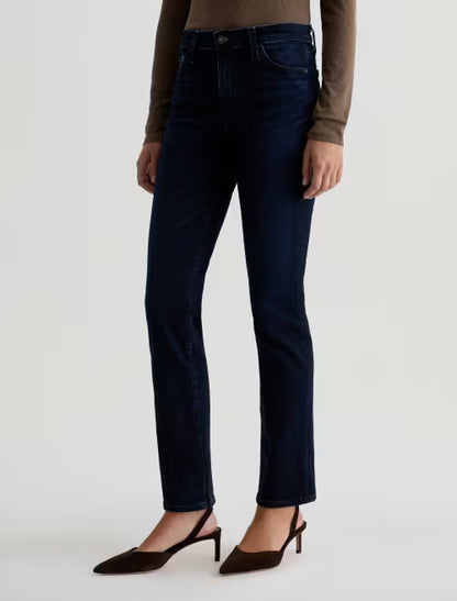 Mari Mid Rise Slim Straight Jean in 3 years gravity by AG