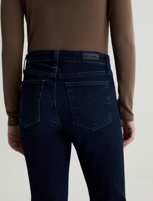 Mari Mid Rise Slim Straight Jean in 3 years gravity by AG