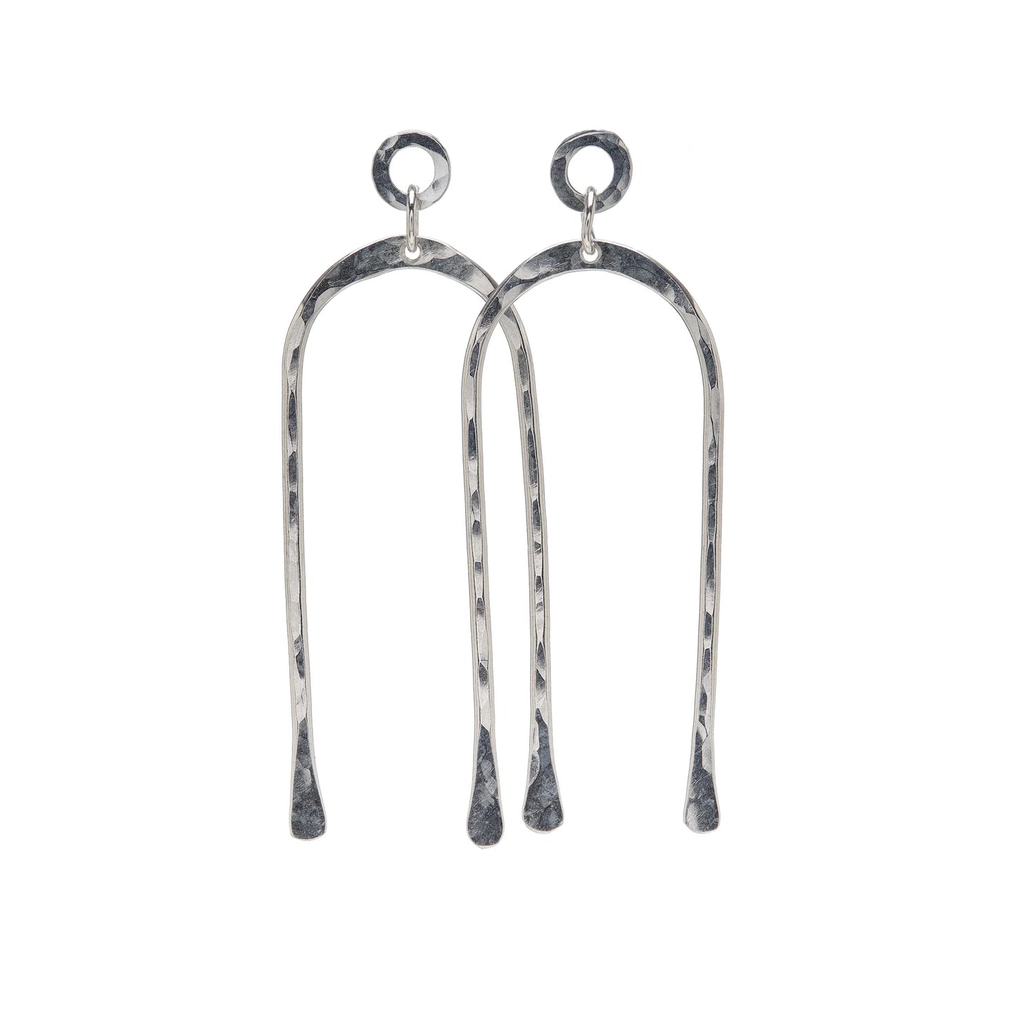 Arches Earrings in silver by Kenda Kist