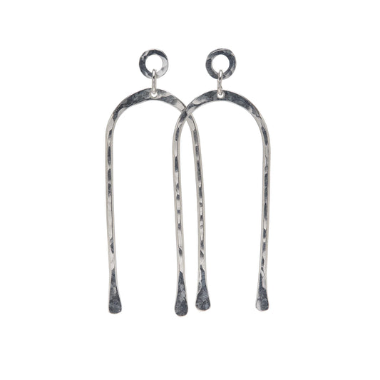 Arches Earrings in silver by Kenda Kist