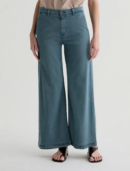 Caden Wide Leg in sulfur slate storm by AG