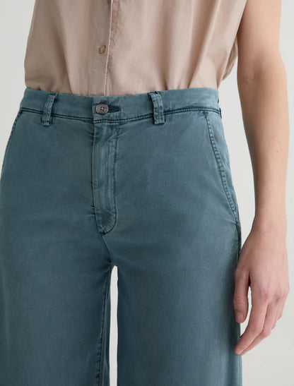 Caden Wide Leg in sulfur slate storm by AG