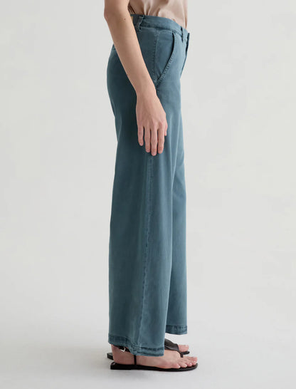 Caden Wide Leg in sulfur slate storm by AG