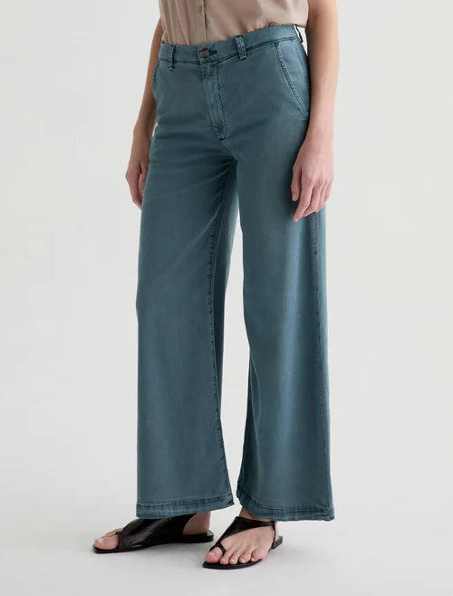Caden Wide Leg in sulfur slate storm by AG