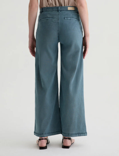Caden Wide Leg in sulfur slate storm by AG