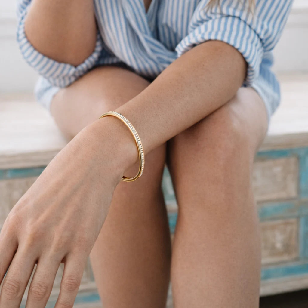 Enchanted Bangle Bracelet in gold by Splash