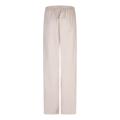 Wide Leg Pleat Front Trousers in light taupe by Esqualo