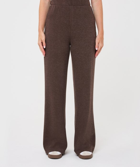 Knit Trousers in cacao by Esqualo