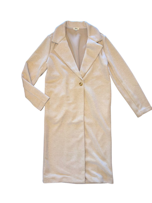 Rowan Long Coat with Pockets in natural by Dylan