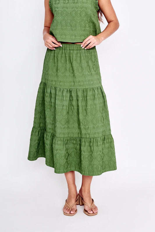 Maya Skirt in green by dRA
