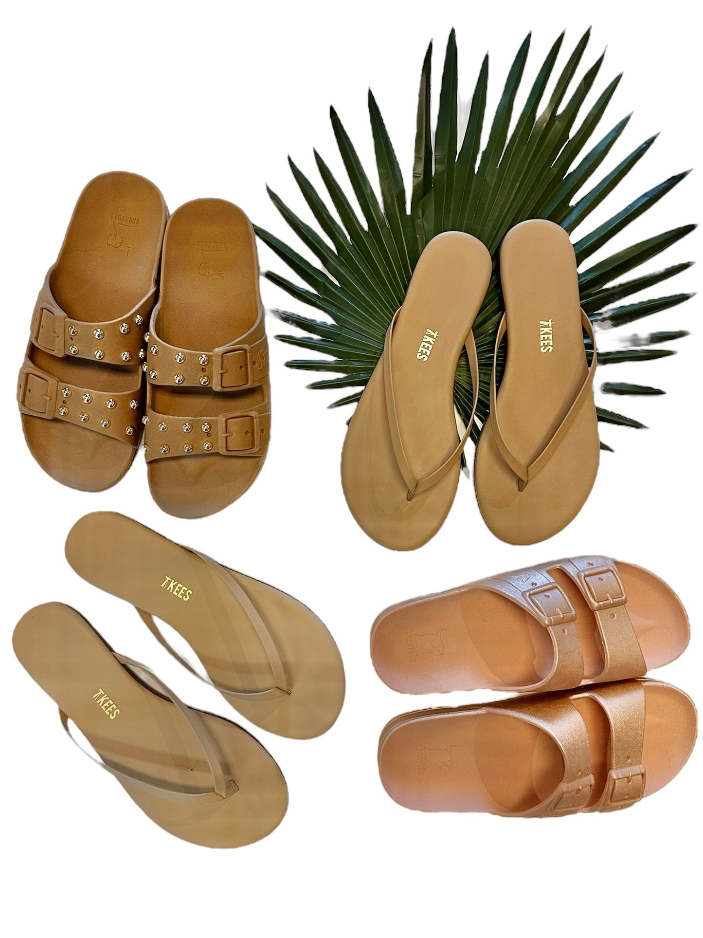 Baleia Sandals in nude by Cacatoes