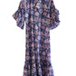 Soleil Flutter Sleeve Maxi Dress in pinwheel by Fitzroy & Willa