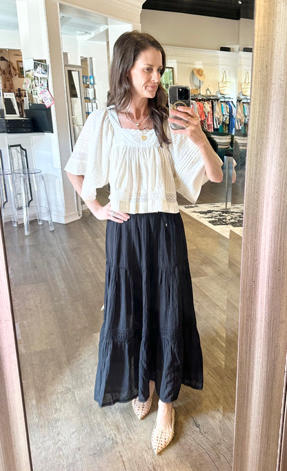 Patricie Blouse in creme by FRNCH