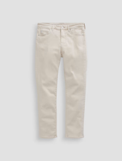 Mari High Rise Slim Straight Crop in pumice by AG