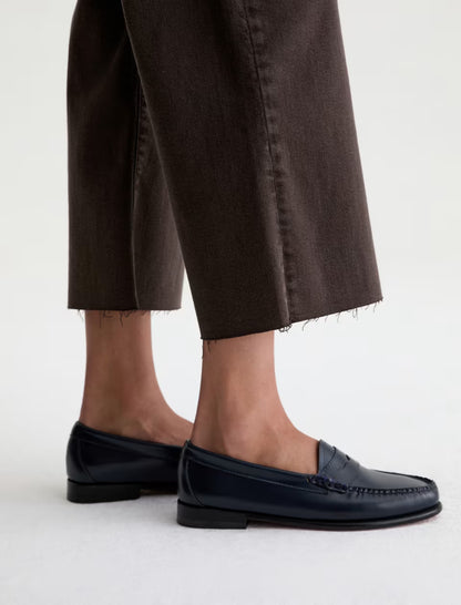 Saige Wide Leg Crop in sulfur burnt umber by AG