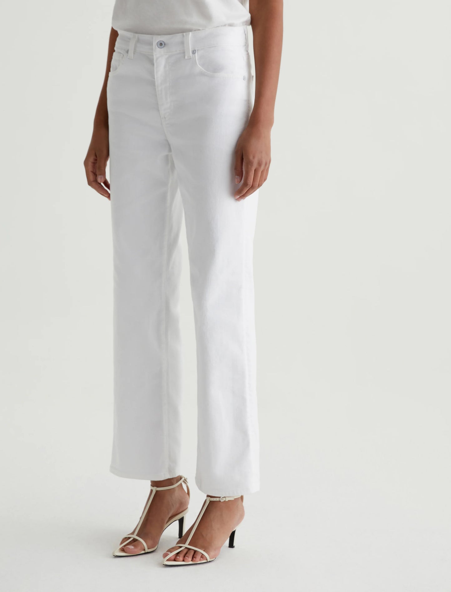 Brinley Crop Jean in gallery white by AG