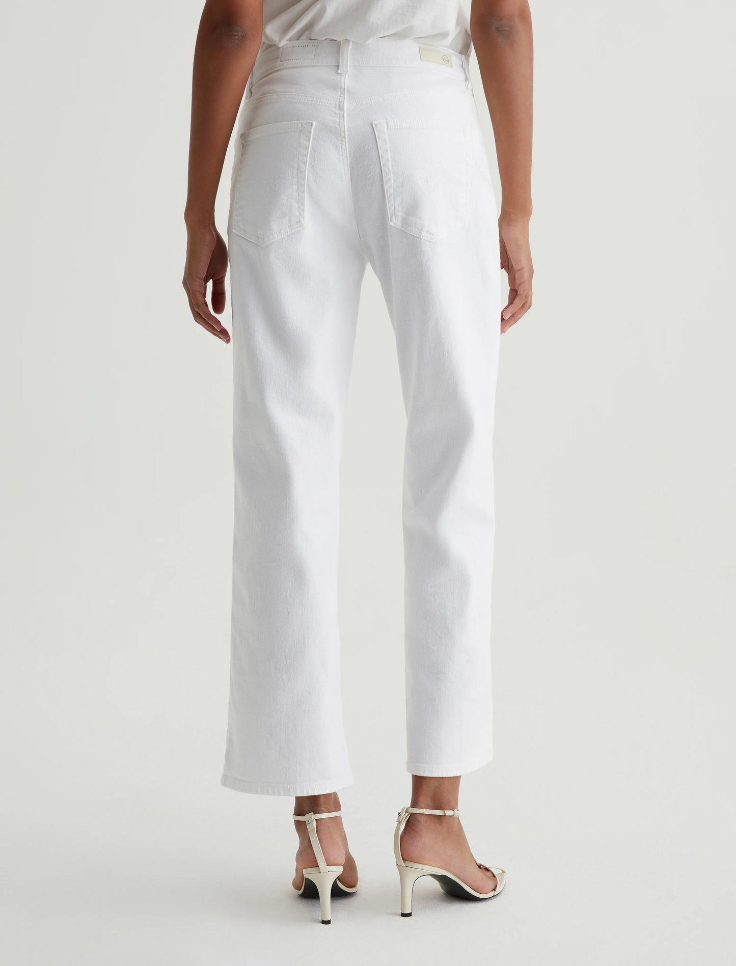 Brinley Crop Jean in gallery white by AG