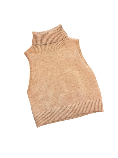 Alice Turtle Neck Knit Top in mocha by Papermoon