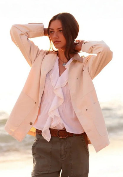 Billie Barn Jacket in natural by Dylan