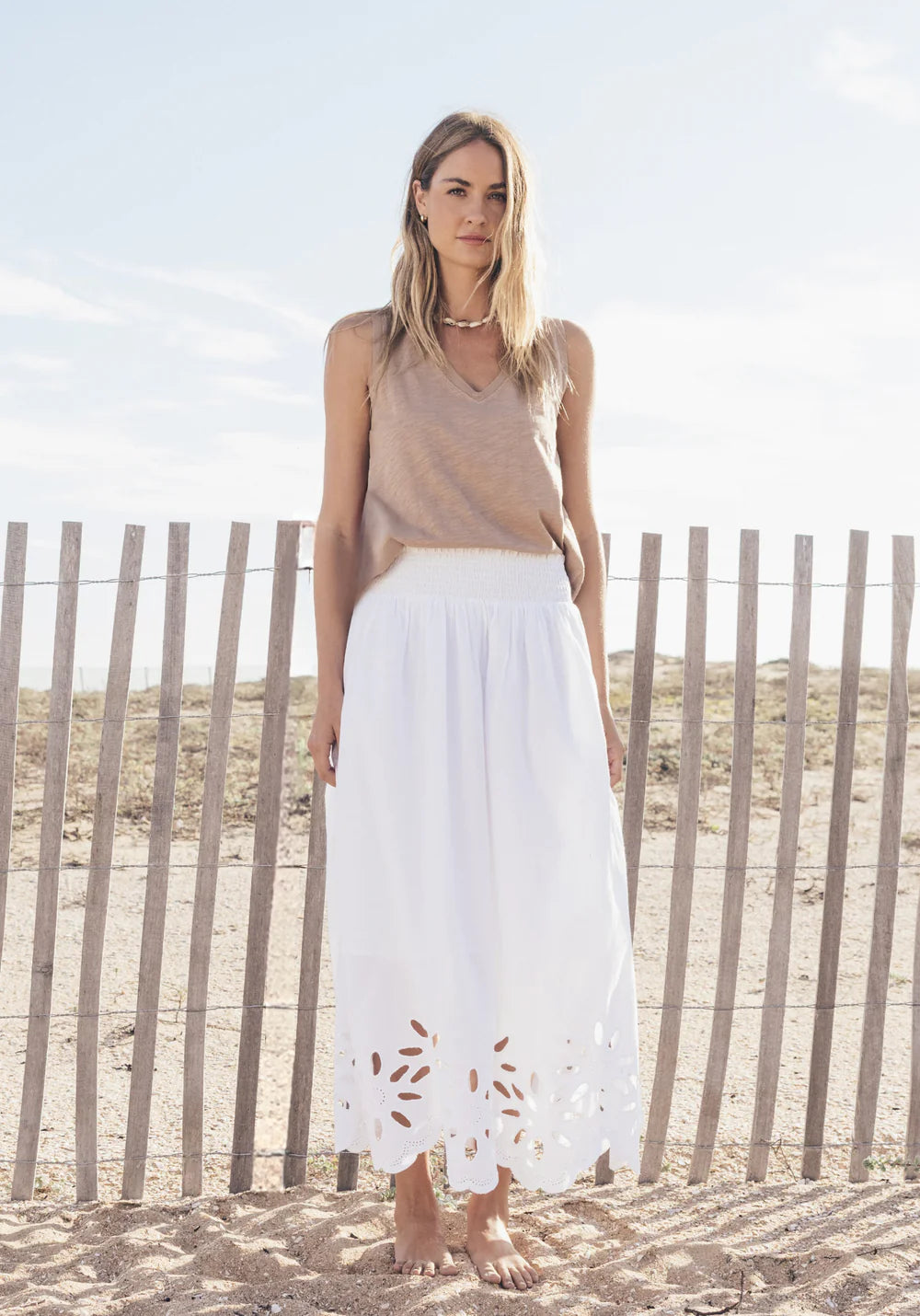 Anna Skirt in white by Dylan