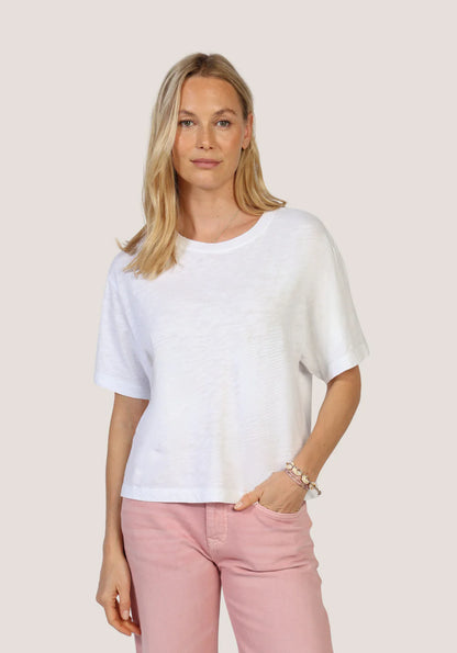 Loose Crew Tee in white by Dylan