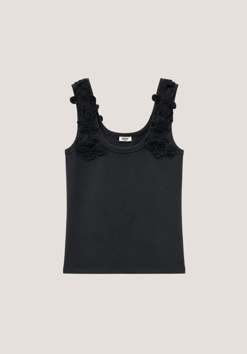 Tasha Knit Top in soft black by Dylan