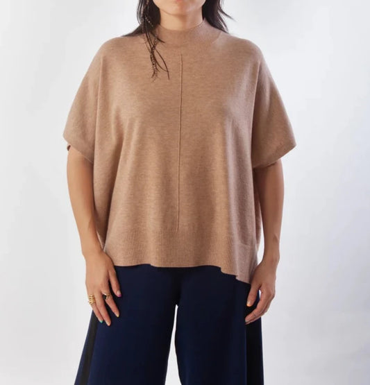 Caroline Top in taupe by Kerisma