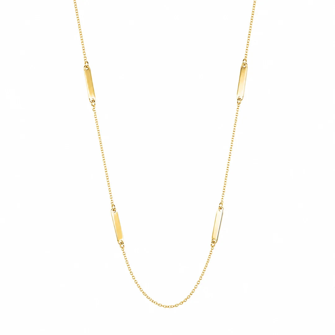 Gravity Necklace in gold by Splash