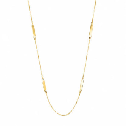 Gravity Necklace in gold by Splash