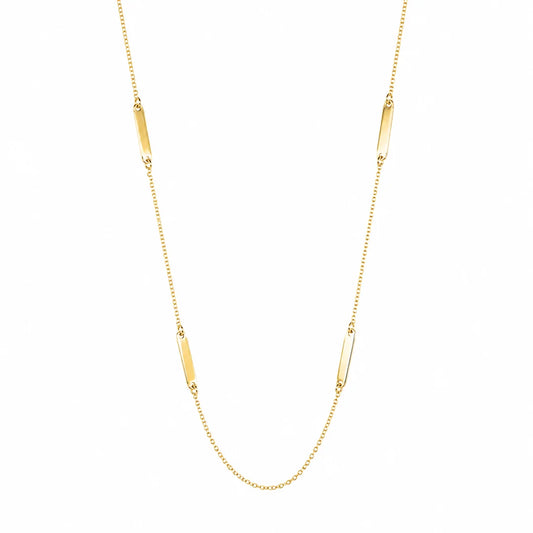 Gravity Necklace in gold by Splash