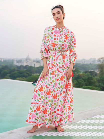 Vanilla Printed Skirt in mexico by Nimo