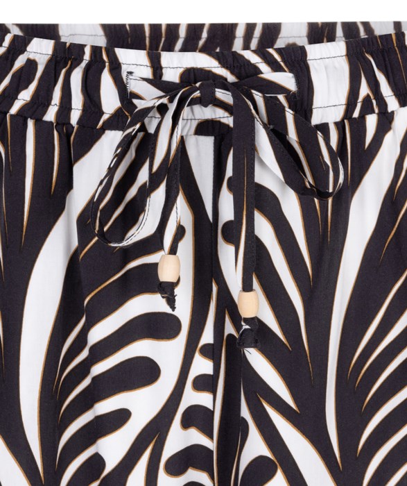 Summer Vibes Trousers black/white by Esqualo