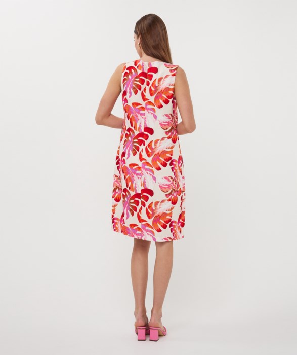 Wonders Printed Sleeveless Dress in multi by Esqualo
