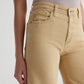 Saige Wide Leg Crop Jean in sulfur aspen yellow by AG