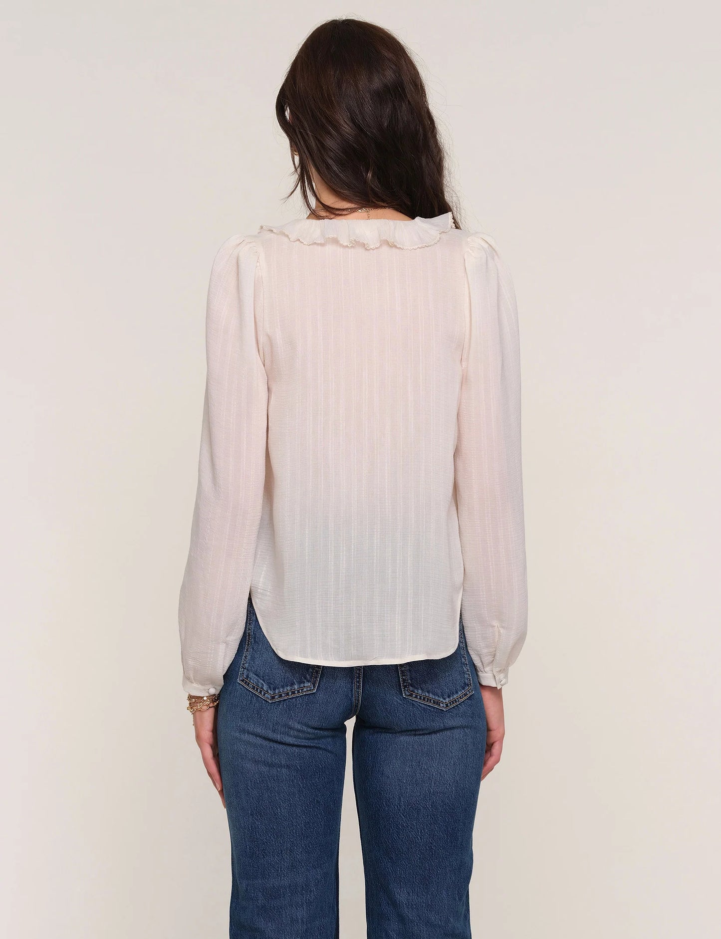 Heath Blouse in ivory by Heartloom