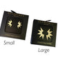 Spike Gold Dipped Small Earrings in gold by Secretbox