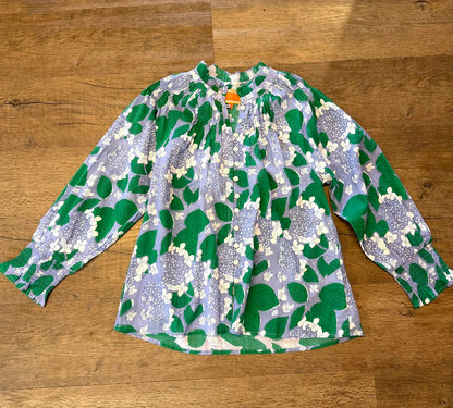 Goodwin Hydrangea Top in periwinkle by La Plage