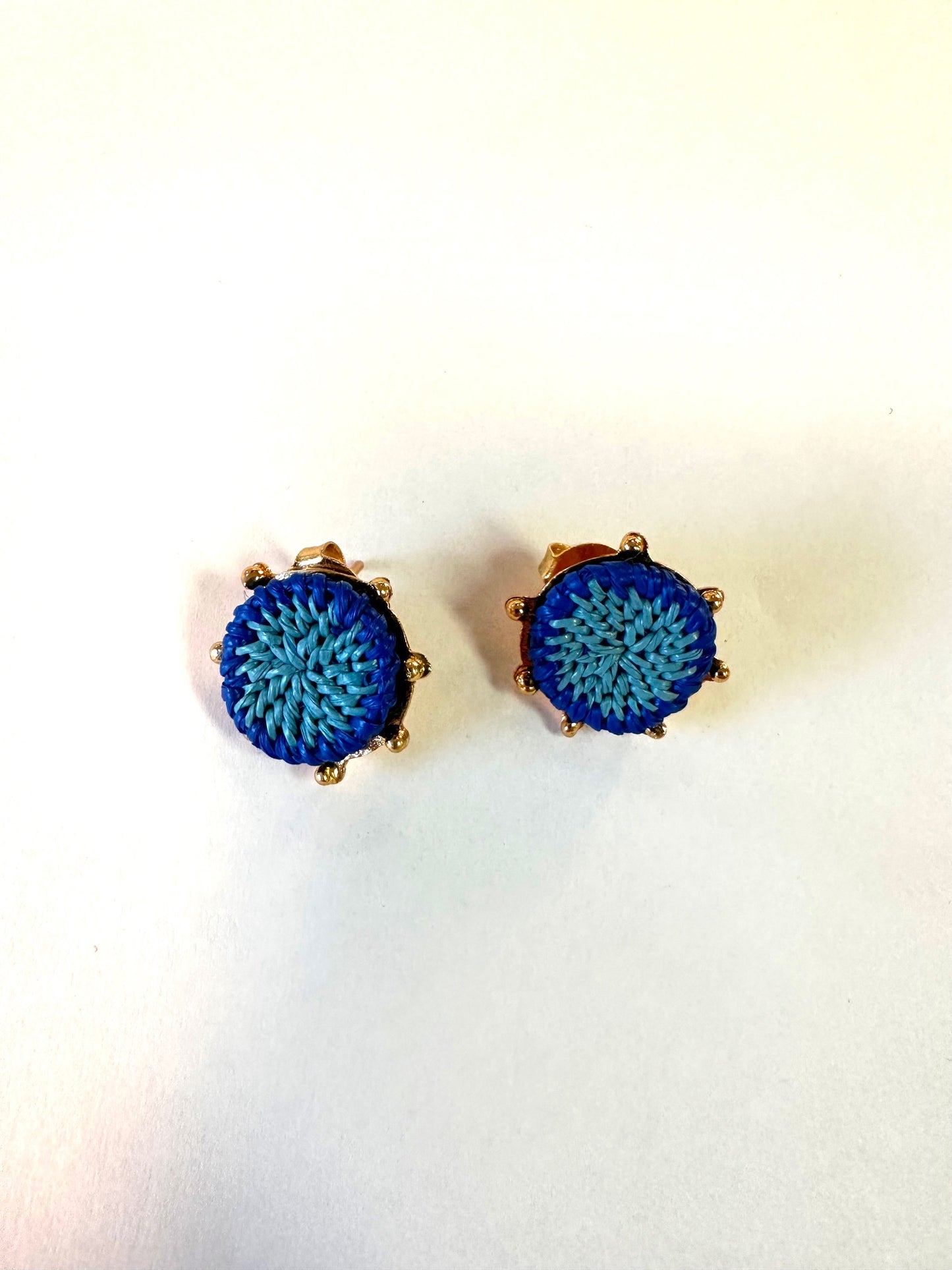 Elizabetta Earrings in blue turquoise by Bamboleira