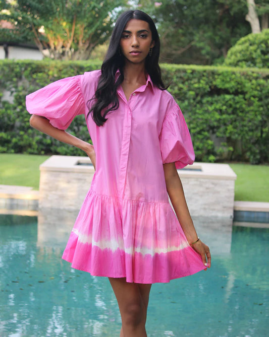 Mallorca Frock It Dress in pink by WKND